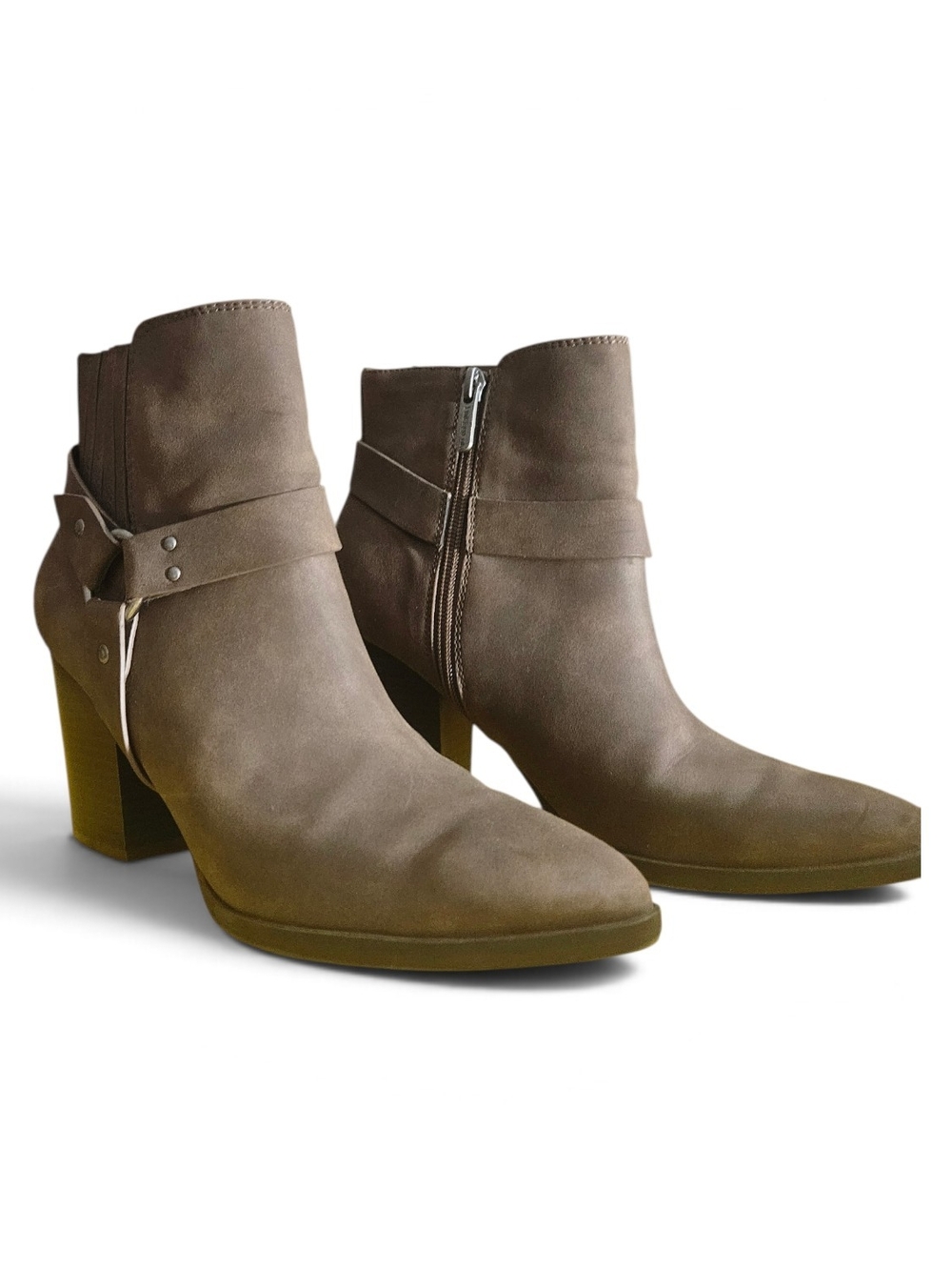 Indigo Rd. Adriana Western Moto Harness Ankle Boots Size 8M